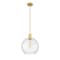 Z-Lite Margo 1 Light Pendant, Olde Brass And Clear Seedy 7501P14-OBR - alternate 1